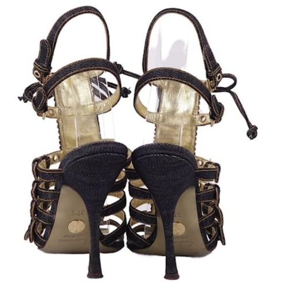 DOLCE & GABBANA Denim Sandals - Picture 4 of 17